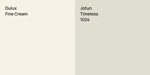 null Fine Cream vs 1024 Timeless