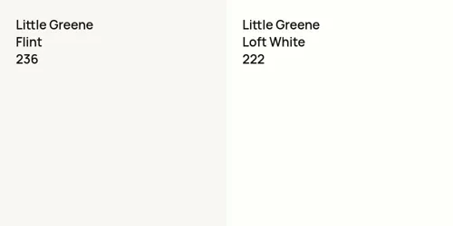 236 Flint vs 222 Loft White