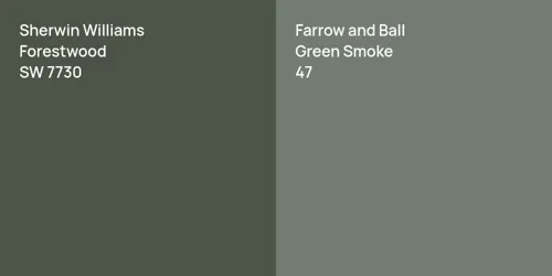 SW 7730 Forestwood vs 47 Green Smoke