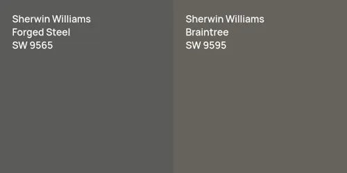 SW 9565 Forged Steel vs SW 9595 Braintree