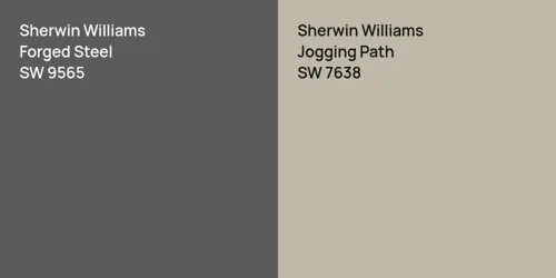 SW 9565 Forged Steel vs SW 7638 Jogging Path