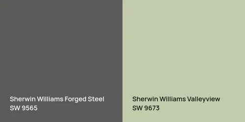 SW 9565 Forged Steel vs SW 9673 Valleyview