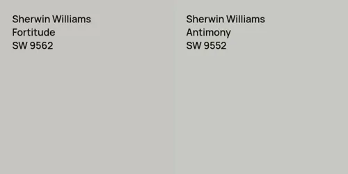 SW 9562 Fortitude vs SW 9552 Antimony