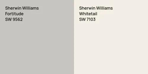 SW 9562 Fortitude vs SW 7103 Whitetail