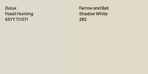 65YY 71/071 Fossil Hunting vs 282 Shadow White