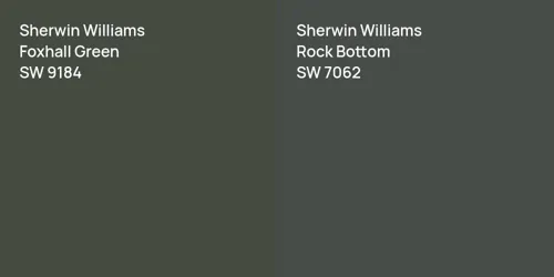 SW 9184 Foxhall Green vs SW 7062 Rock Bottom