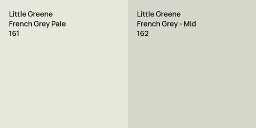 161 French Grey Pale vs 162 French Grey - Mid