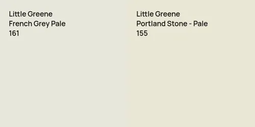 161 French Grey Pale vs 155 Portland Stone - Pale