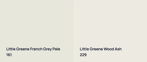 161 French Grey Pale vs 229 Wood Ash