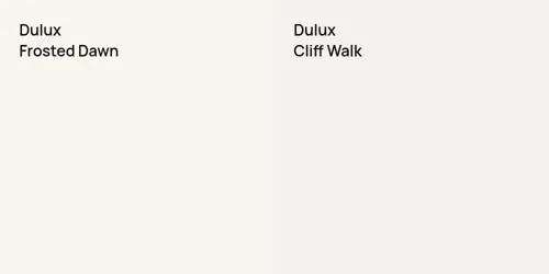 null Frosted Dawn vs null Cliff Walk