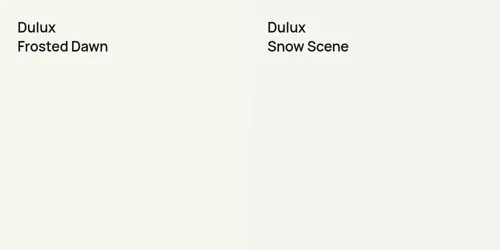 null Frosted Dawn vs null Snow Scene