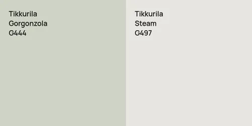 G444 Gorgonzola vs G497 Steam