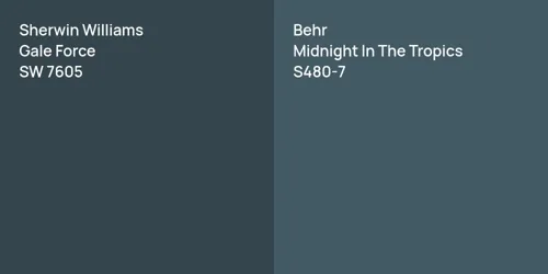 SW 7605 Gale Force vs S480-7 Midnight In The Tropics