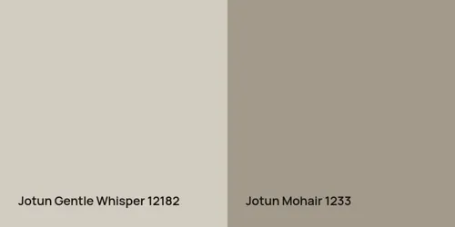 12182 Gentle Whisper vs 1233 Mohair