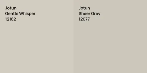 12182 Gentle Whisper vs 12077 Sheer Grey