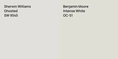 SW 9545 Ghosted vs OC-51 Intense White