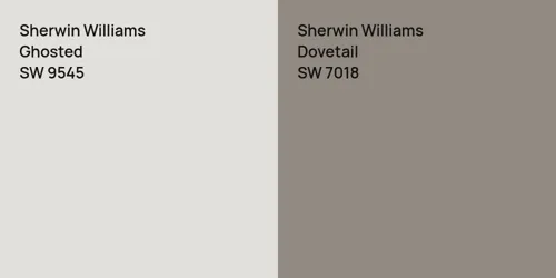 SW 9545 Ghosted vs SW 7018 Dovetail