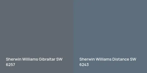 SW 6257 Gibraltar vs SW 6243 Distance