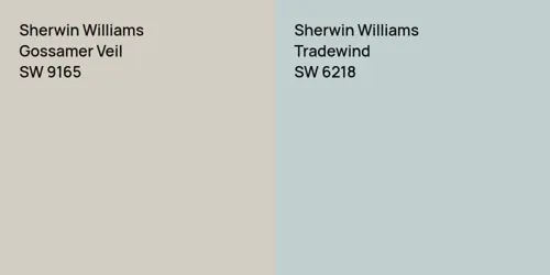 SW 9165 Gossamer Veil vs SW 6218 Tradewind