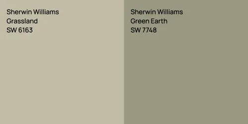 SW 6163 Grassland vs SW 7748 Green Earth