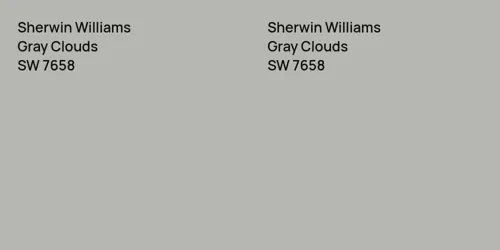 SW 7658 Gray Clouds vs SW 7658 Gray Clouds