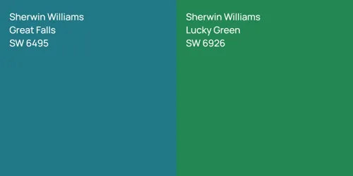 SW 6495 Great Falls vs SW 6926 Lucky Green