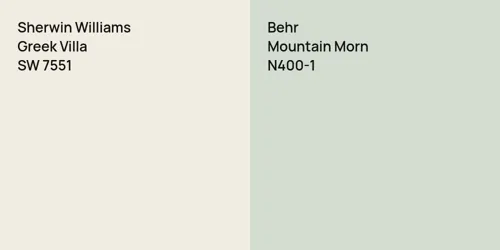 SW 7551 Greek Villa vs N400-1 Mountain Morn