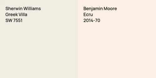 SW 7551 Greek Villa vs 2014-70 Ecru