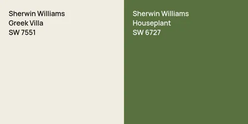 SW 7551 Greek Villa vs SW 6727 Houseplant