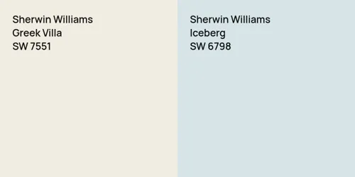 SW 7551 Greek Villa vs SW 6798 Iceberg