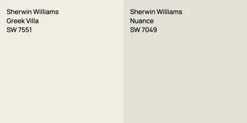 SW 7551 Greek Villa vs SW 7049 Nuance