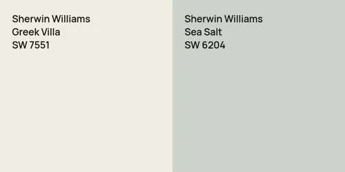 SW 7551 Greek Villa vs SW 6204 Sea Salt