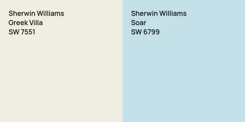 SW 7551 Greek Villa vs SW 6799 Soar