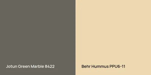 8422 Green Marble vs PPU6-11 Hummus