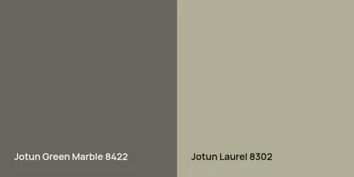 8422 Green Marble vs 8302 Laurel