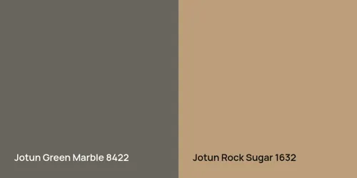 8422 Green Marble vs 1632 Rock Sugar