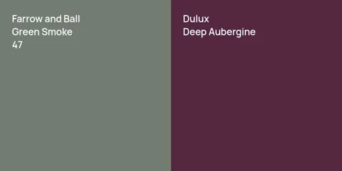 47 Green Smoke vs null Deep Aubergine