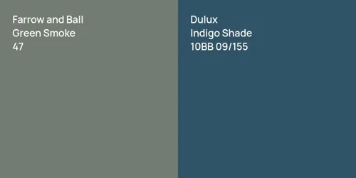 47 Green Smoke vs 10BB 09/155 Indigo Shade