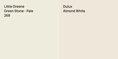 268 Green Stone - Pale vs null Almond White