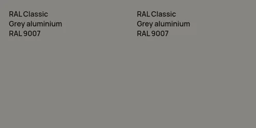 RAL 9007 Grey aluminium vs RAL 9007 Grey aluminium