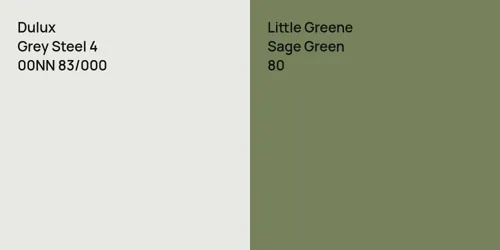 00NN 83/000 Grey Steel 4 vs 80 Sage Green