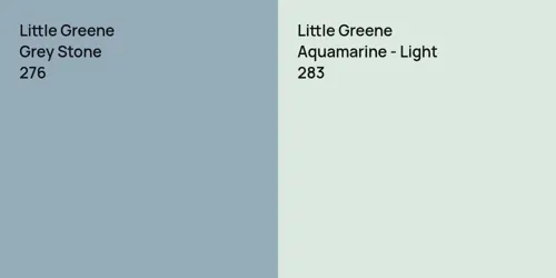 276 Grey Stone vs 283 Aquamarine - Light