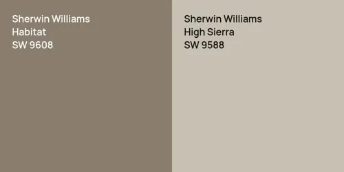 SW 9608 Habitat vs SW 9588 High Sierra