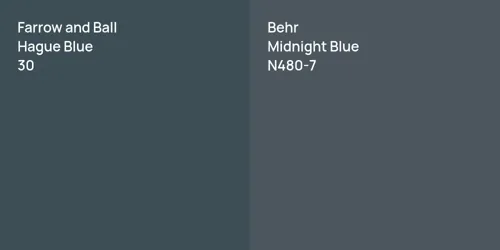 30 Hague Blue vs N480-7 Midnight Blue