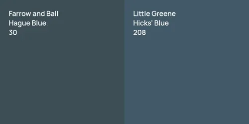 30 Hague Blue vs 208 Hicks' Blue