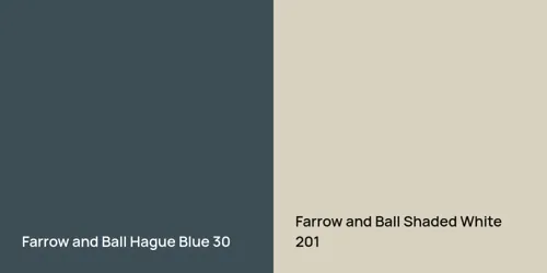 30 Hague Blue vs 201 Shaded White