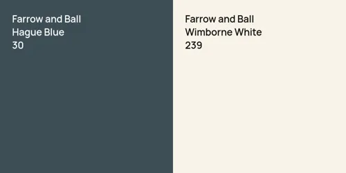 30 Hague Blue vs 239 Wimborne White