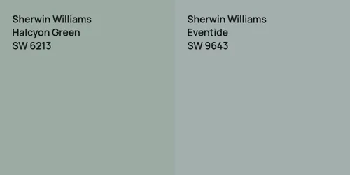 SW 6213 Halcyon Green vs SW 9643 Eventide