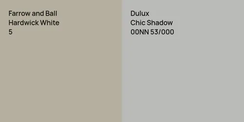 5 Hardwick White vs 00NN 53/000 Chic Shadow