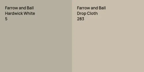 5 Hardwick White vs 283 Drop Cloth